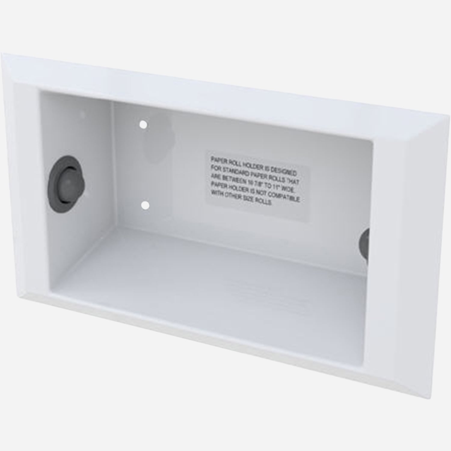 Ligature Resistant Spindle Button SemiRecessed Stainless Steel Paper