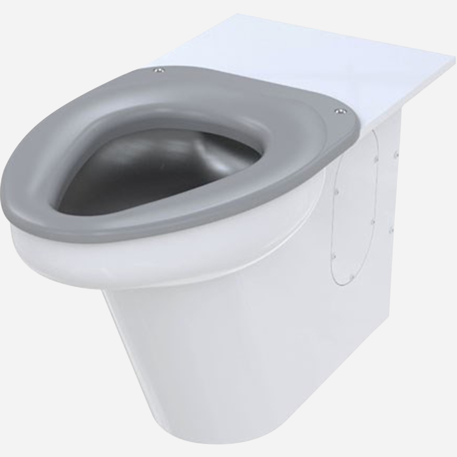 キャットウォーク手すり付きホワイトカラー Toilets - Whitehall Mfg
