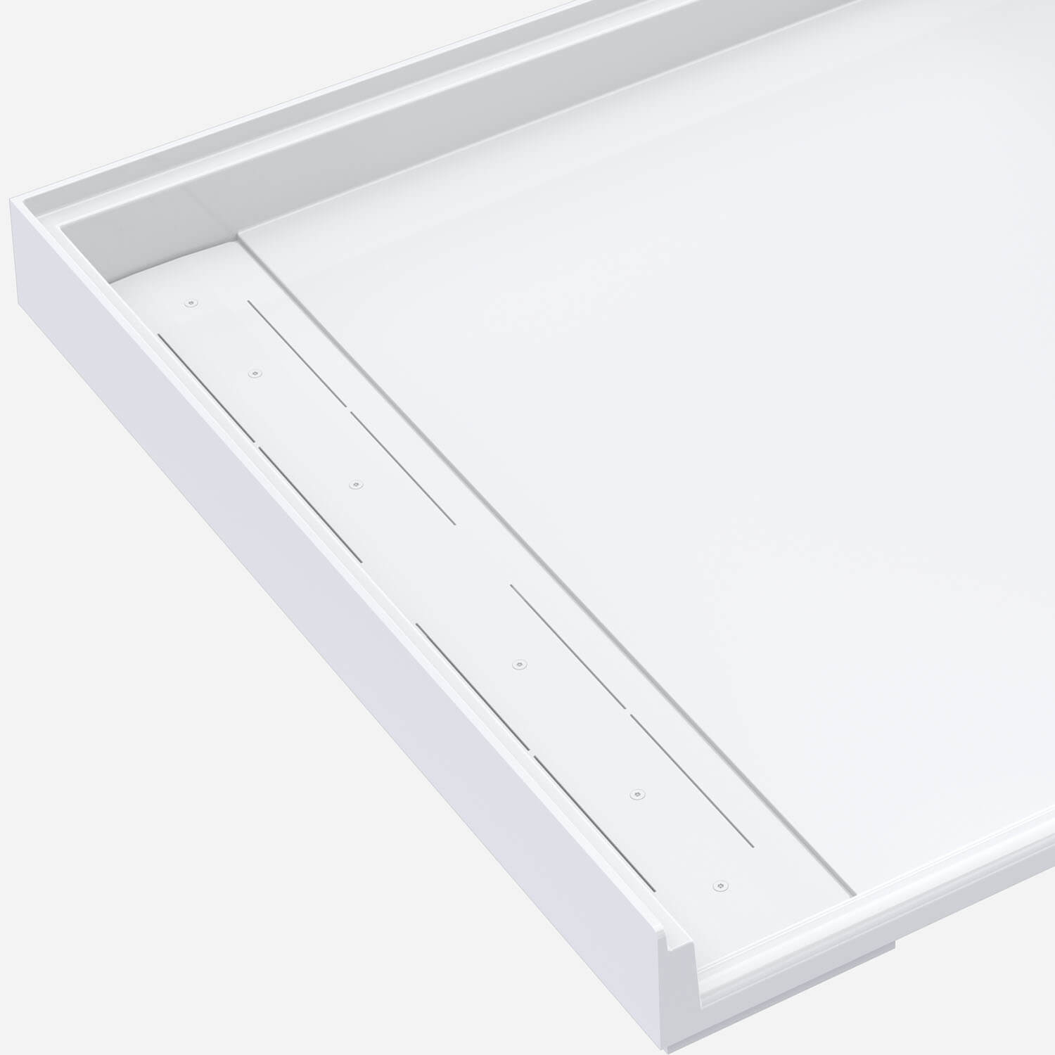 BestCare® Ligature-Resistant Solid Surface Shower Base - ADA BestCare® Ligature-Resistant Solid Surface Shower Base - ADA
