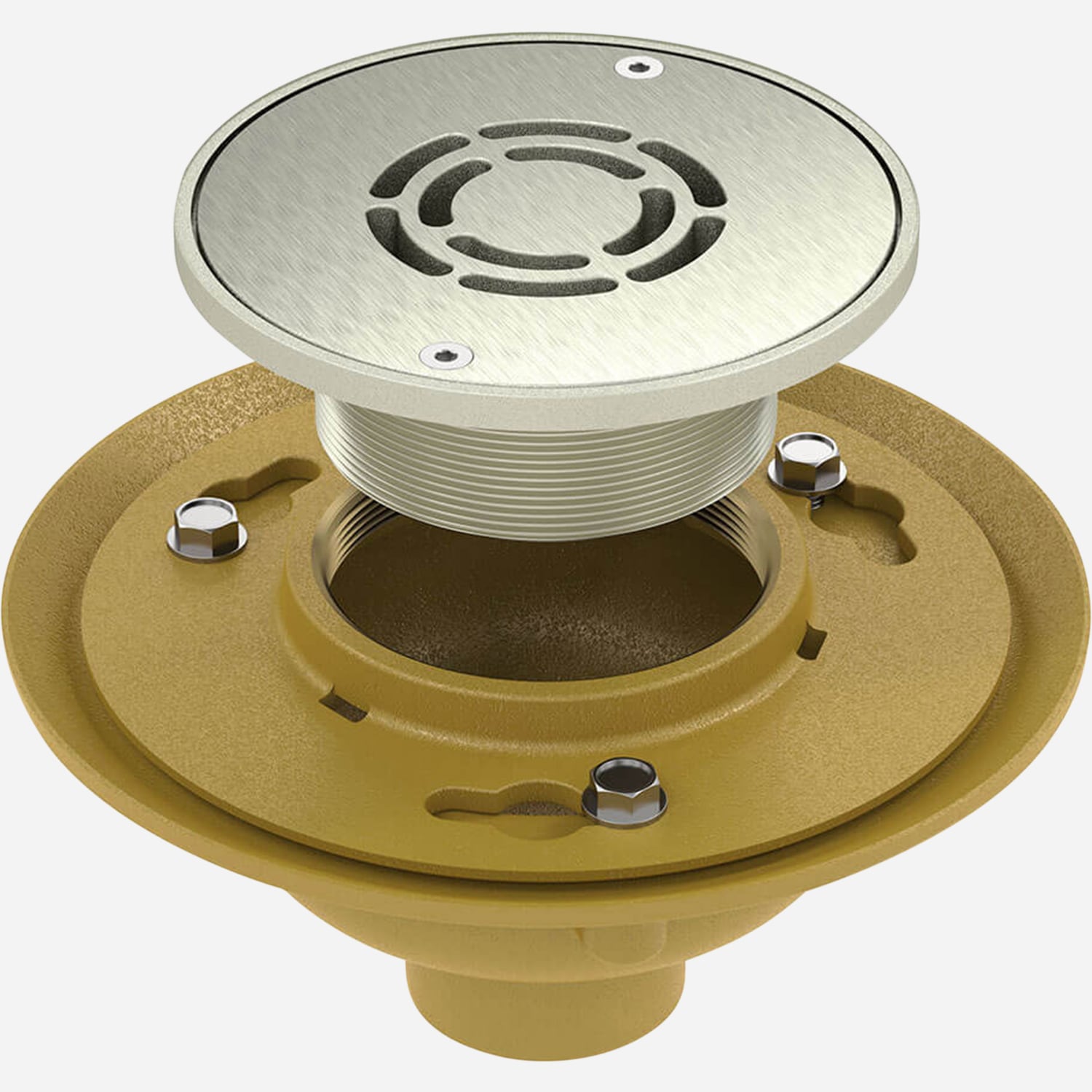 BestCare® Ligature-Resistant Floor Drain with Trap Primer