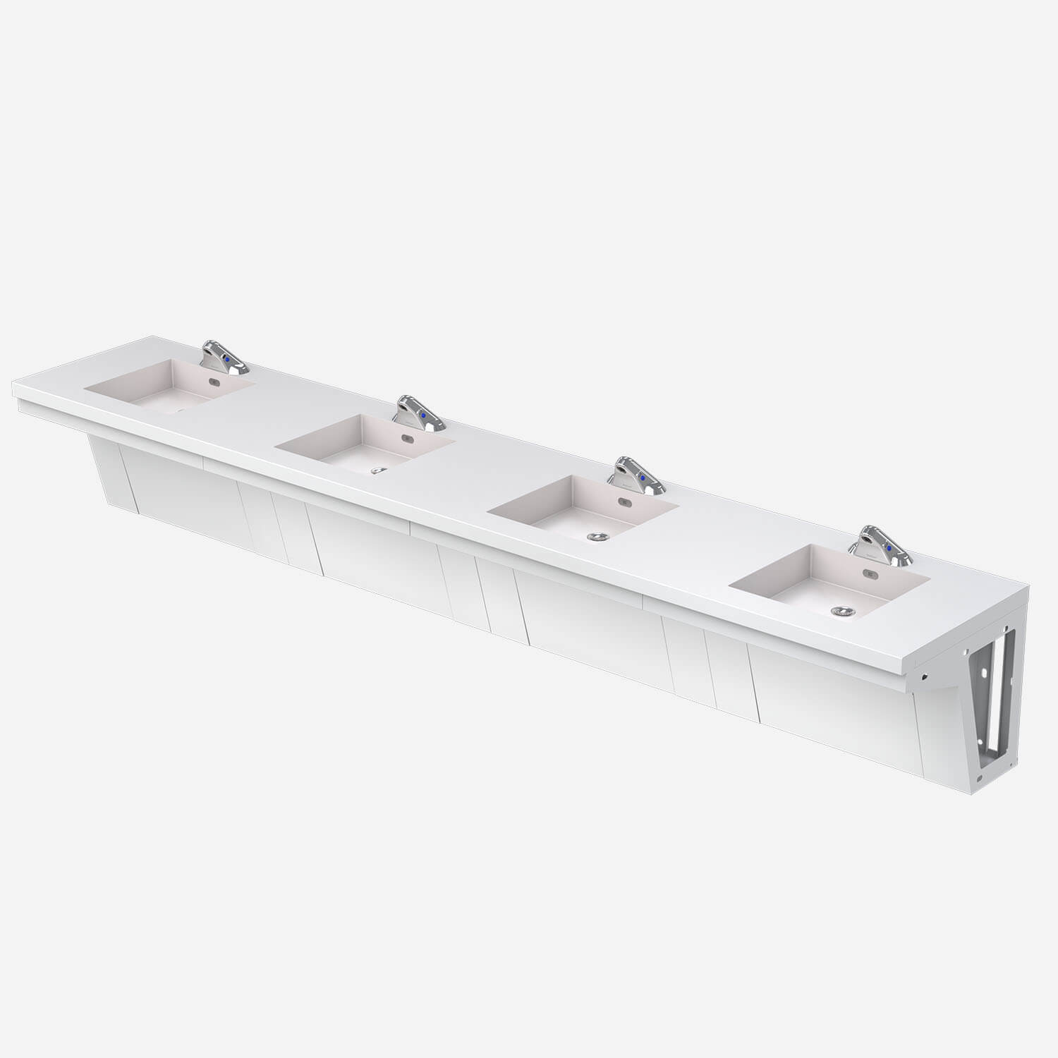 BestCare® Ligature-Resistant Corterra® Solid Surface Alcove