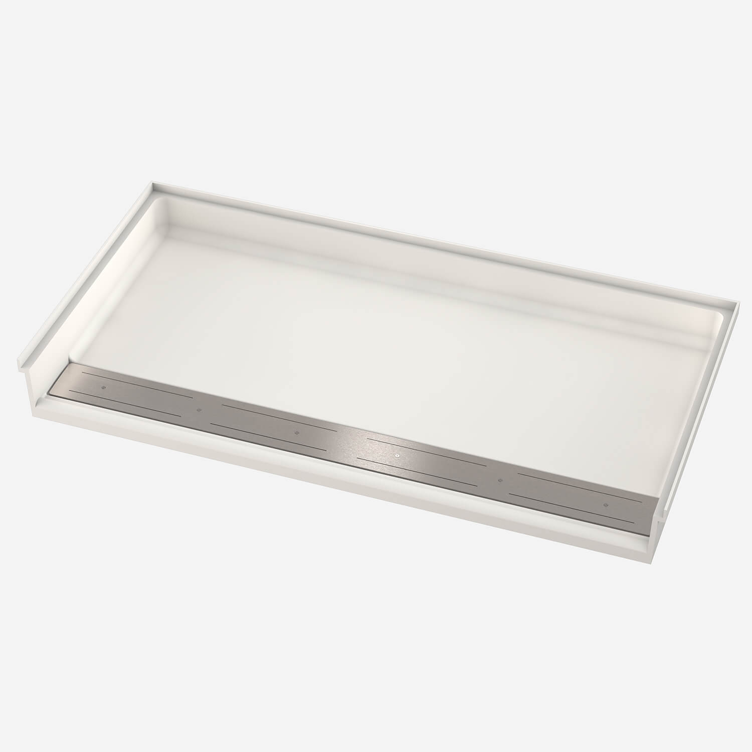 BestCare® Ligature-Resistant Solid Surface Shower Base - ADA
