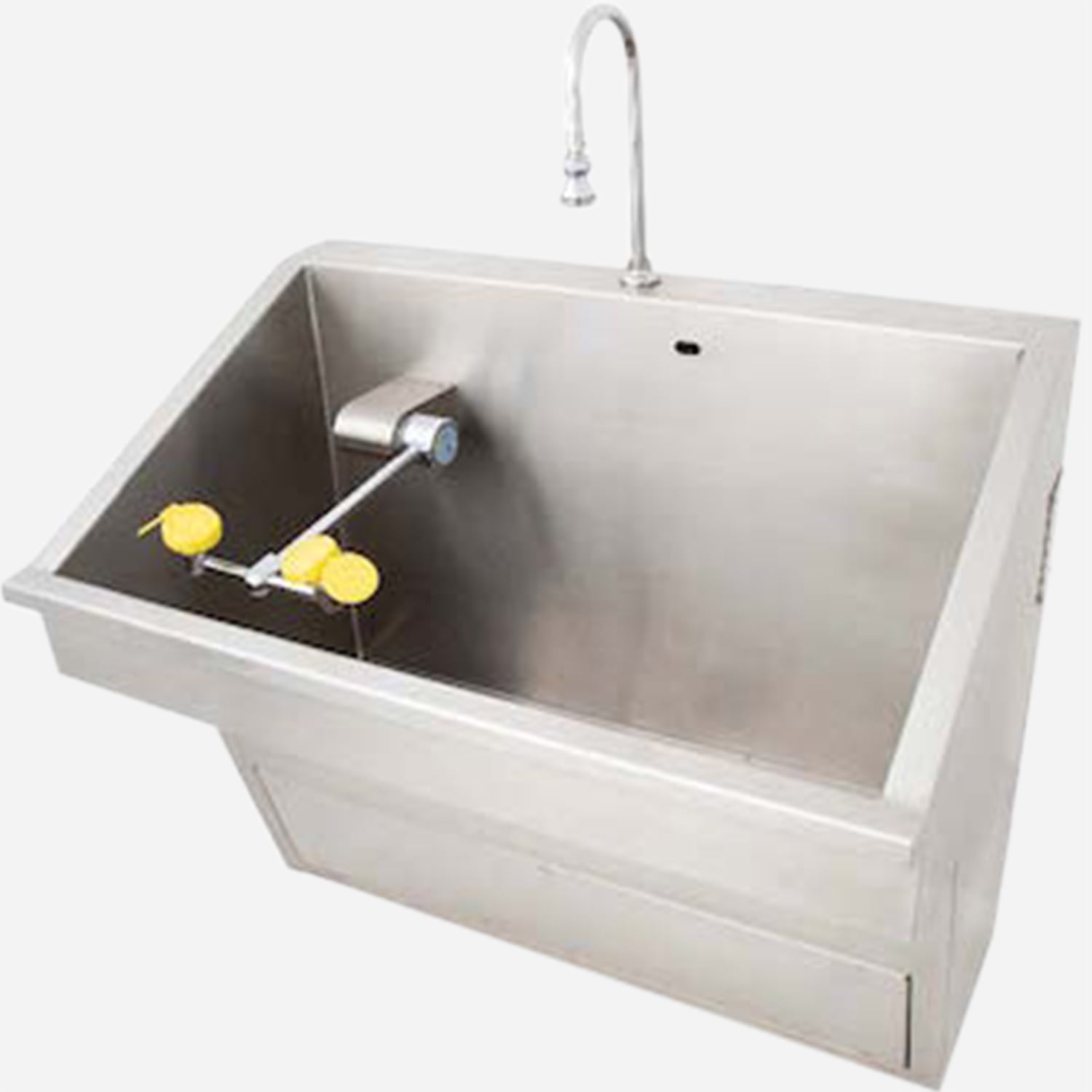 New Stainless Steel Scrub Sink With Eye Face Wash